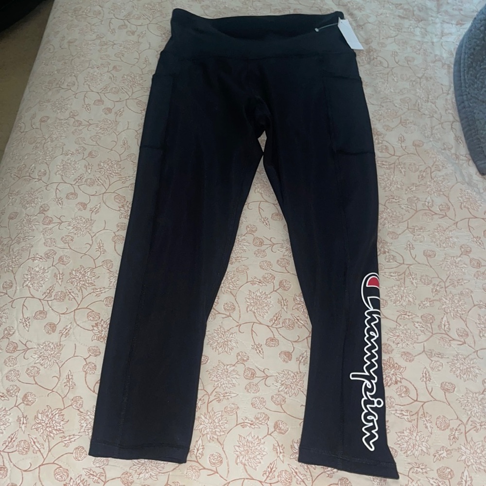 Black Champion leggings sized small. Brand new never worn.